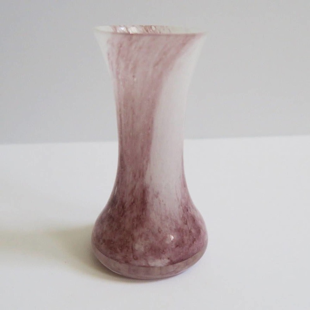 Mini Hand Blown Glass Vase Home Decor Makeup Brush - Picture 4 of 8